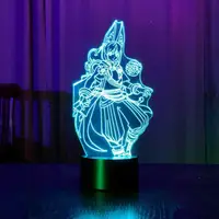 3D ночник GENSHIN IMPACT "Тигнари" (УВЕЛИЧЕННОЕ ИЗОБРАЖЕНИЕ)+ сетевой адаптер + батарейки  3DTOYSLAMP