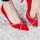 Туфли женские Fashion Cabaret 2606 40 размер 25,5 см Красный