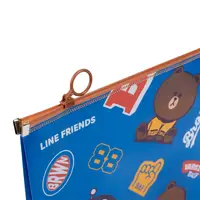 Папка-конверт на блискавці A4 YES Line Friends 492091 24х32х2.5 см
