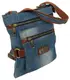 Молодежная джинсовая сумка на плечо Fashion jeans bag голубая