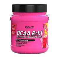 Аминокислота BCAA Evolite Nutrition BCAA 2:1:1, 400 грамм Грейпфрут