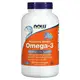 Жирные кислоты NOW Omega-3 1000 mg, 200 рыбных капсул