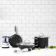 Сотейник со стеклянной крышкой KitchenAid Aluline CW001978-002 28 см 4.2 л черный