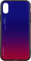 Чехол-накладка TOTO Gradient Glass Case Apple iPhone X Lilac