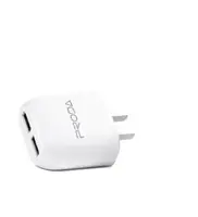 Мережевий зарядний пристрій Flat RP-U21 2.1 A 2*USB 220V вилка Тип А (CN) Proda 340706