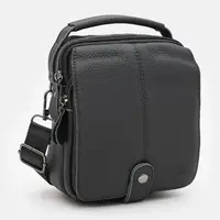 Чоловічі шкіряні сумки Borsa Leather K14081bl-black
