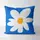 Подушка декоративная Soft Белый цветок 45x45 см (45PST_23M001)