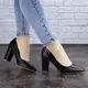 Женские туфли на каблуке Fashion Gouda 1953 38 размер 24 см Черный