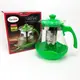 Чайник заварочный Con Brio Green CB-6215 1,5л, Чайник самовар стеклянный. Цвет: зеленый