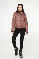 Демисезонная куртка пудра CR-80084-PUD