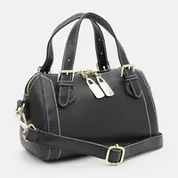 Женская кожаная сумка Borsa Leather K11331bl-black