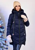 Куртка женская зимняя синяя код П419