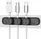 Магнитный держатель проводов Baseus Peas Cable Clip, Black (ACWDJ-01)