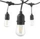 Светодиодная гирлянда уличная на солнечной батарее с ретро лампами 15 LED Edison 58809320 15 м желтая