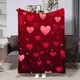 Плед 3D в день влюбленных Red Hearts №2 17998 135х160 см
