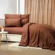 Постельное белье евро ТЕП СТРАЙП САТИН Chocolate 2-04694_33328 200х215 см коричневое
