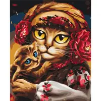 Картина по номерам "Семья котиков ©Марианна Пащук" ★★★★★