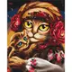 Картина по номерам "Семья котиков ©Марианна Пащук" ★★★★★