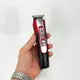 Машинка для стрижки 10в1 GEMEI GM-592, окантовка, подстригающая машинка. Цвет: красный