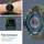 Чехол Spigen для Galaxy Watch 7 (44mm) - Rugged Armor, Matte Black (ACS08337)