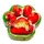 Игрушка антистресс лапка новогодняя маленькая 6675.4 (green\red)