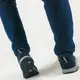 Мокасины мужские сетка синие Летние текстильные кроссовки без шнурков