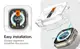Защитное стекло Spigen для Apple Watch Ultra 2/1 (49mm) EZ FiT комплект для поклейки (2шт), (AGL05556)