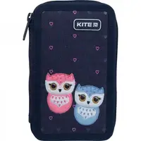 Пенал Kite Education Lovely owls K21-623-1 синий