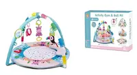 Ігровий килимок з бортиками Baby Home Textile 8-4 манеж брязкальця кульки. Multicolor (135262)