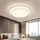 Современный круглый потолочный светильник LED для комнаты кухни ванной с пультом 27017 Белый 8х50х50 см.