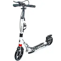 Двухколесный самокат Scale Sports. D-Max -230. White. Ручной тормоз!