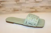 Шльопанці жіночі зелені Б1519 38