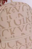 Жіночий міні-рюкзак бежевий код 7-40118