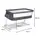 Кроватка приставная Lionelo THEO Dark gray