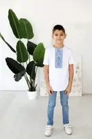 Вышитая футболка для мальчика DXL-03