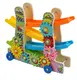 Детский автомобильный трек Wooden Toys, деревянный, шестеренчатый, каталка. Multicolor (158071)