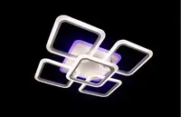 Люстра светодиодная 5588/4+1WH LED3color dimmer ЛС
