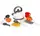 Игровой набор кухня Little Chef, плита, звук, подсветка, от батареек, продукты, чайник, чашка, нож, лопатка, дощечка для нарезки. Multicolor (153386)