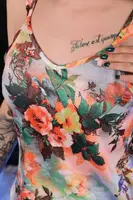 Піжама жіноча сіра майка і шорти П467 XL