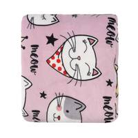 Плед Ardesto Flannel Котики ART0132PB 160х200 см