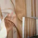 Тюль шифоновая однотонная, цвет коричневый