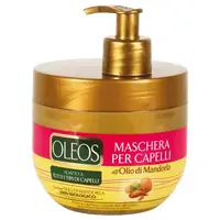 Маска для волос с маслом Миндаля Oleos Maschera Capelli Olio Mandorla Vaso 8000903640619 400 мл