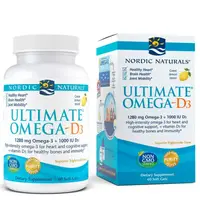 Жирные кислоты Nordic Naturals Ultimate Omega-D3, 60 капсул