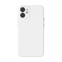Чехол Baseus для iPhone 12 Liquid Silica Gel, Ivory white (WIAPIPH61N-YT02)
