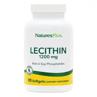 Натуральная добавка Natures Plus Lecithin 1200 mg, 90 капсул