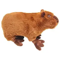 Мягкая игрушка "Капибара" коричневая (30 см)