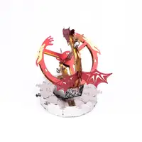 Настільний годинник конструктор із драконом Sun Chaser Dragon Stand Clock Metal-Time MT025