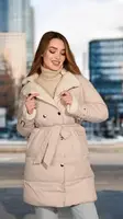 Куртка женская бежевая еврозима П1026