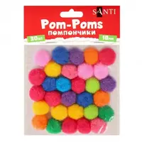 Помпони Santi 954668 18 мм 30 шт/уп