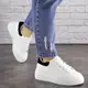 Женские кеды Fashion Brady 1656 39 размер 24 см Белый